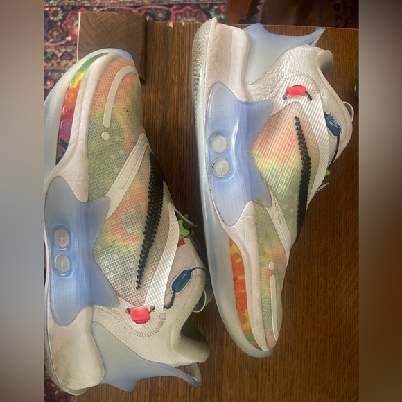 NIKE ADAPT BB 2.0 (White, Black, Multi-color) - Picture 2 of 6